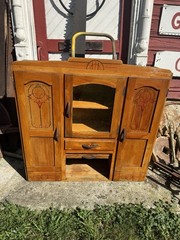 Vintage Keystone Hooser Cabinet Hutch Top