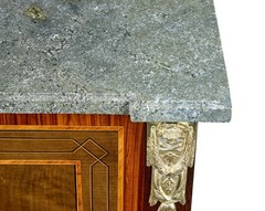 1930’s KINGWOOD INLAID SWEDISH MARBLE TOP SECRETAIRE