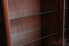 74043: HENKEL HARRIS Mahogany 4 Door China Cabinet