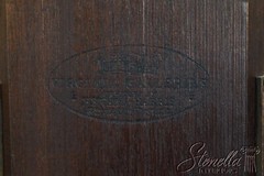 68199: HENKEL HARRIS Mahogany 12 Pane Corner China Cabinet
