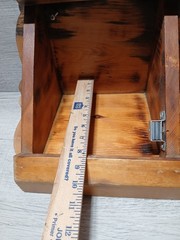 Vintage Style Wooden Corner Hanging Cupboard/Wall Cabinet W Shelves