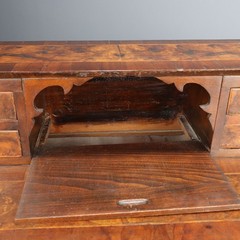 Antique Baroque Flap Cabinet Walnut Poplar XVIII Century Original