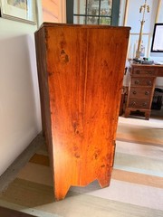 19th Century New England Butternut Blanket Press or Linen Cupboard