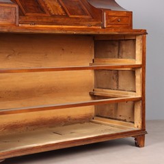 Antique Flap Cabinet Maple Bronze 5 Drawers Italy XIX Century Original
