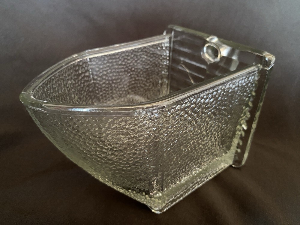 Rare Antique Vintage LRG Gerrix Glass Dry Scoop for Hoosier Cabinet ~ ORIGINAL