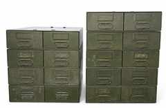 Vintage Safe-T-Stak Industrial Metal File Cabinet By Diebold Inc