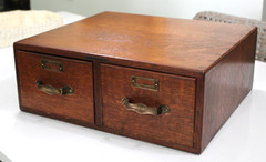 FINEST ANTIQUE TIGER OAK CARD CATALOG WOOD QUARTERSAWN LIBRARY CABINET BRASS