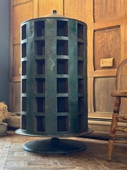 Antique Rotating Parts Cabinet, Sorting Cabinet, Revolving Countertop Display
