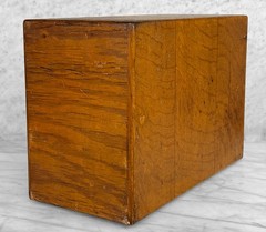 Antique Quartersawn Oak Library File Card Catalog Cabinet by Shaw-Walker