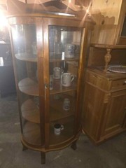 Oak Curio Cabinet