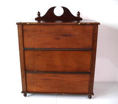 Wood glass Door Wall Hanging table top curio shelf display Cabinet 19″ x 24″x 8″