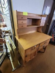 Antique Possum Belly Farmhouse Bakers Kitchen Hoosier Cabinet 2 Piece
