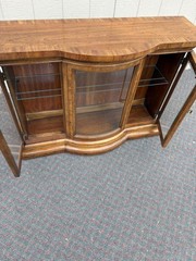 67663 American of Martinsville Serpentine Buffet with Glass Doors