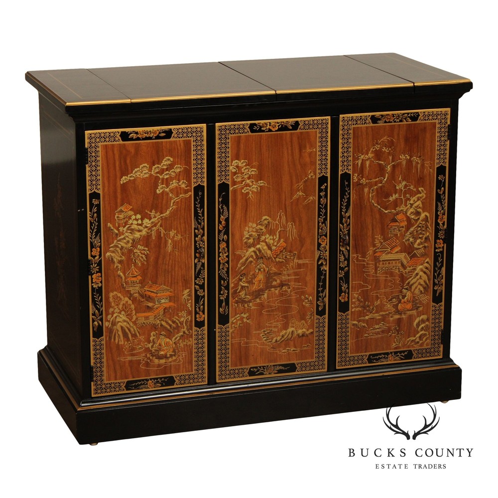 Drexel ‘Et Cetera’ Chinoiserie Flip Top Server