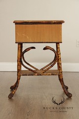 Vintage English Bamboo Sewing Stand