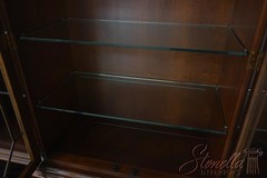 72770: HENREDON 4 Door Mahogany China Curio Cabinet