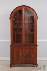 L73559 BAKER Historic Charleston Dome Top Mahogany China Cabinet