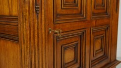 Oak solid wood Dutch style single door Cabinet