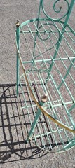 French Style Brass and Painted Metal Baker’s Rack Local Pickup Only