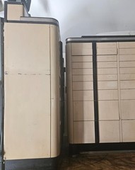 American Cabinet Company Antique Art Deco Medical Dental Cabinet See Description