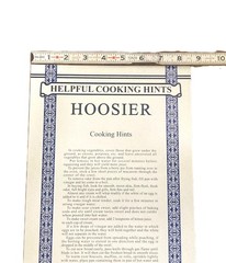 Hoosier Cabinet Door Chart Three Piece Set Flour Bin
