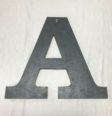 Decorative Salvaged Tin Ceiling 16″ Patchwork Mix Color Metal Letter A 1594-23B