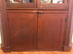 ANTIQUE CORNER CUPBOARD