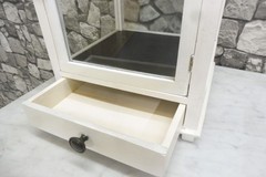 Mid Century wooden Showcase Cabinet Small Cabinet Bathroom Cabinet Shabby chic