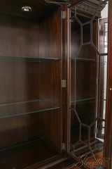 L56699EC: STICKLEY Chippendale Mahogany 4 Door Breakfront