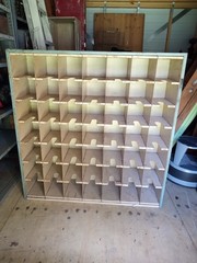Vintage Industrial Extra Large Post Office Mail Sorter Postal Mail Sorter
