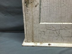 VTG Shabby 19X26 Wood Wall Mounted Medicine Cabinet Chic Old Cupboard 1225-25B