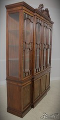 L55667: HENKEL HARRIS #2368 Mahogany 4 Door Breakfront