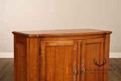 Ethan Allen French Country Style ‘Legacy’ Maple Bowfront Server