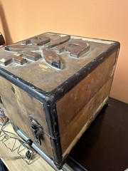 1948 AAF Box Air Force Box Military Country Folk Art Propellar Trench Art WW2