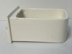 Dutch Delft Peper Spice Cabinet Labeled Drawer Antique Item Damaged With Chips