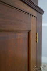 62351: BARTLEY Henry Ford Collection Mahogany Corner Cabinet