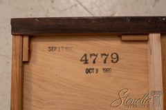 F70708: STICKLEY Mahogany 4 Door Breakfront Bookcase Cabinet
