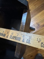 Antique Primitive Wood Sewing Spool Yarn Cabinet Stand – Handmade Unique