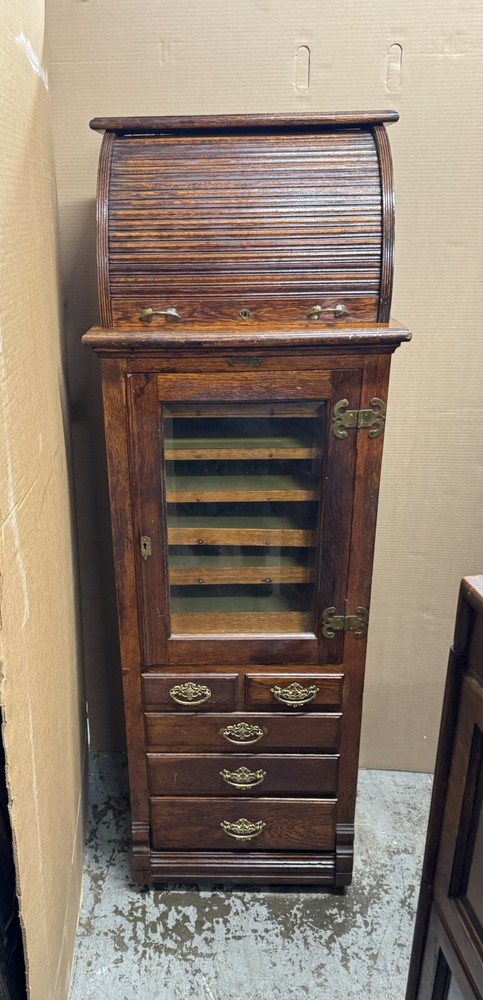 HARVARD OAK DENTAL CABINET