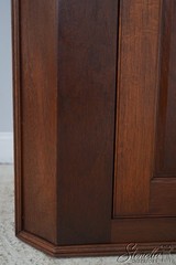 62351: BARTLEY Henry Ford Collection Mahogany Corner Cabinet