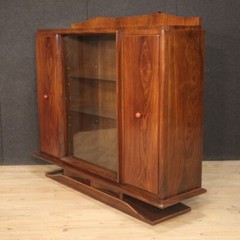 Vitrine bookcase display cabinet Art Deco style furniture wood 900 20th century