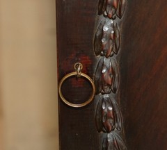 A PAIR OF ANTIQUE REGENCY ADAM REVIVAL FLAMED MAHOGANY PEDESTALS SIDE CABINETS
