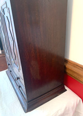 ANTIQUE 1800’s ENGLISH OAK CABINET APOTHECARY TOBACCO CUPBOARD – Local Pickup NC