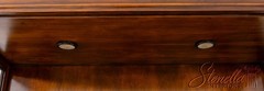 L71332: HICKORY WHITE Regency Style Mahogany China Display Cabinet