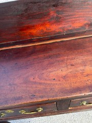 Antique welsh dresser cabinet cupboard walnut old finish 18th Hunt Board George