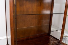 L71332: HICKORY WHITE Regency Style Mahogany China Display Cabinet