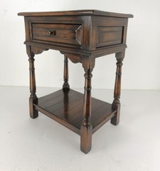 Antique Desk Cabineet Hallway Furniture, Side Table two Tier Barn style Gorgeous