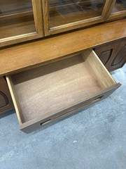 Young Manufacturing Company Mid Century Modern China Cabinet