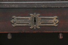 1890s Renaissance Revival Metal Cabinet with Egg & Dart Detail