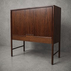 Mid Century vintage Rosewood Drinks Cabinet by McIntosh